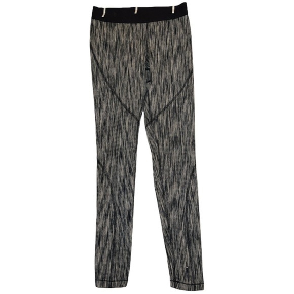 Nike Pro hyperwarm black and white graphic leggings check logo Size XS elastic - Picture 3 of 7